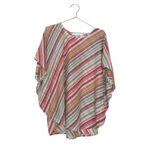 Susan Graver Multicolor Striped Tunic